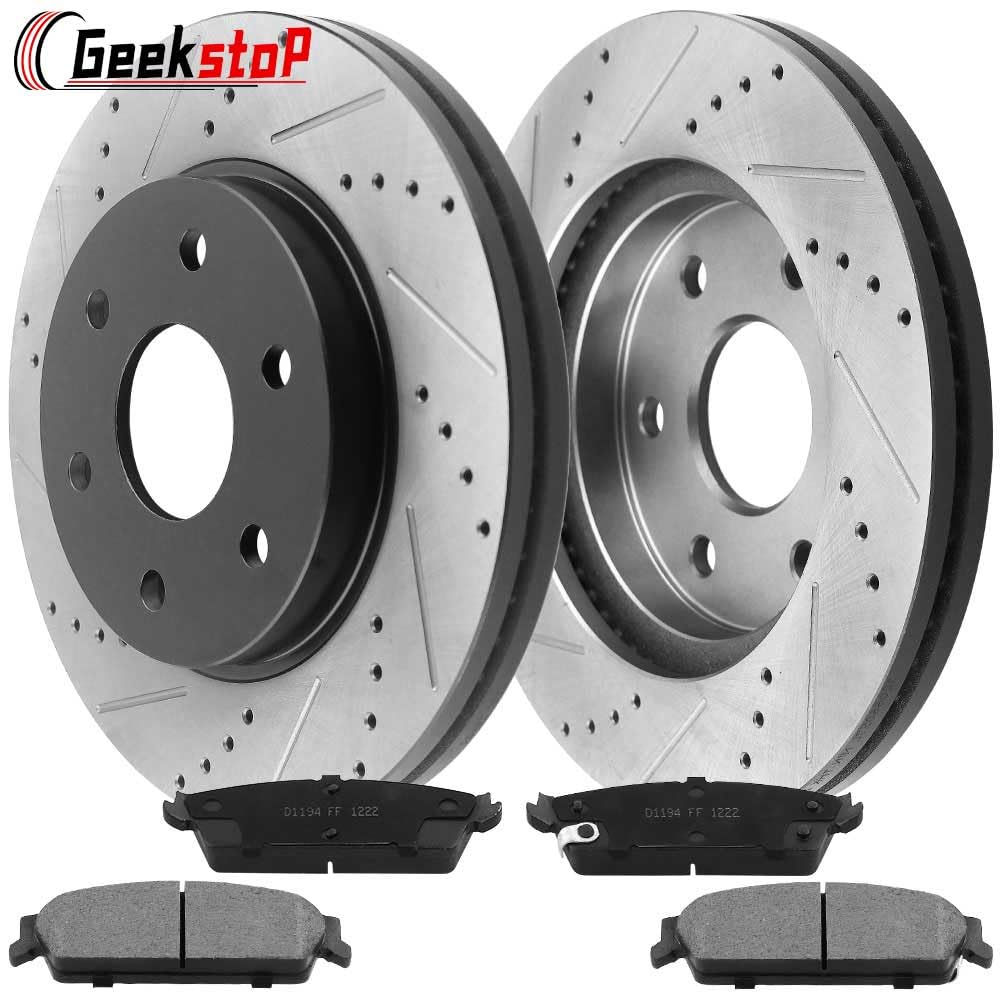 Geekstop rotor side view highlighting black E-coating for corrosion resistance