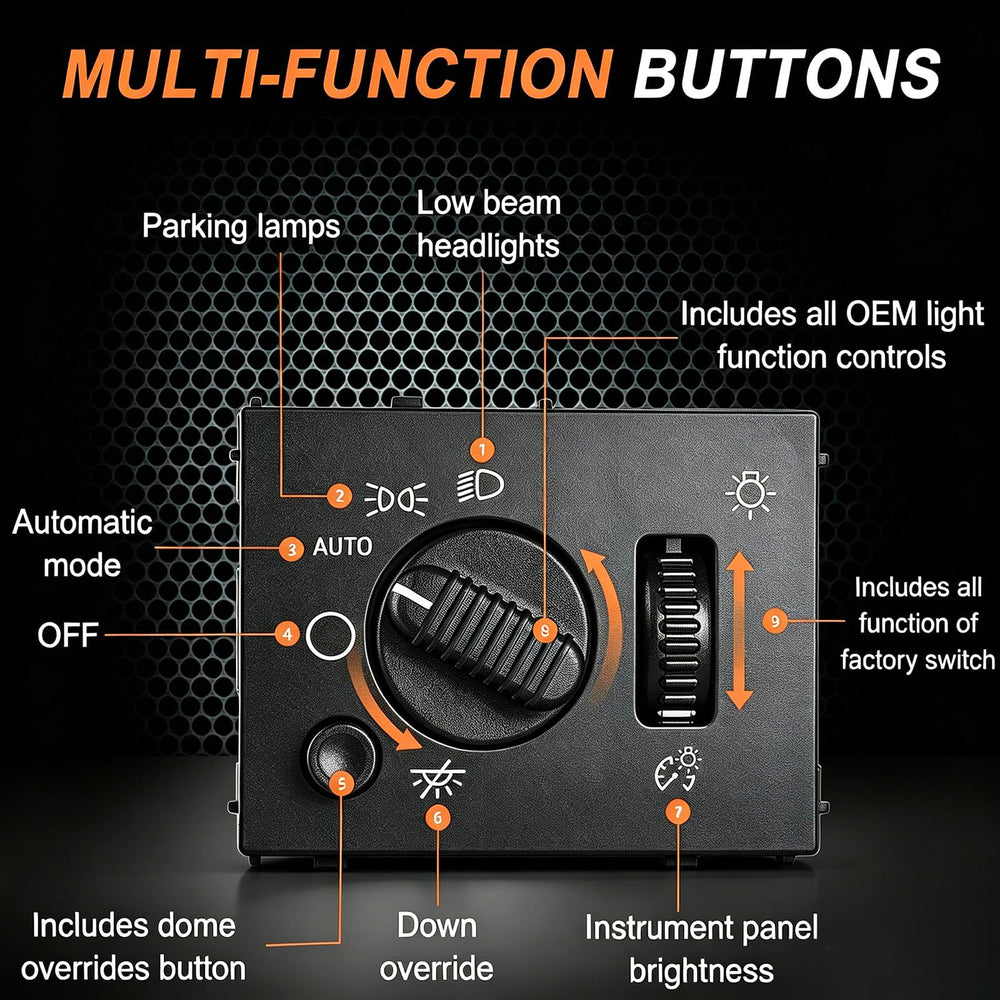 GELAIDI rear connector of dimmer switch displaying plug design for easy install