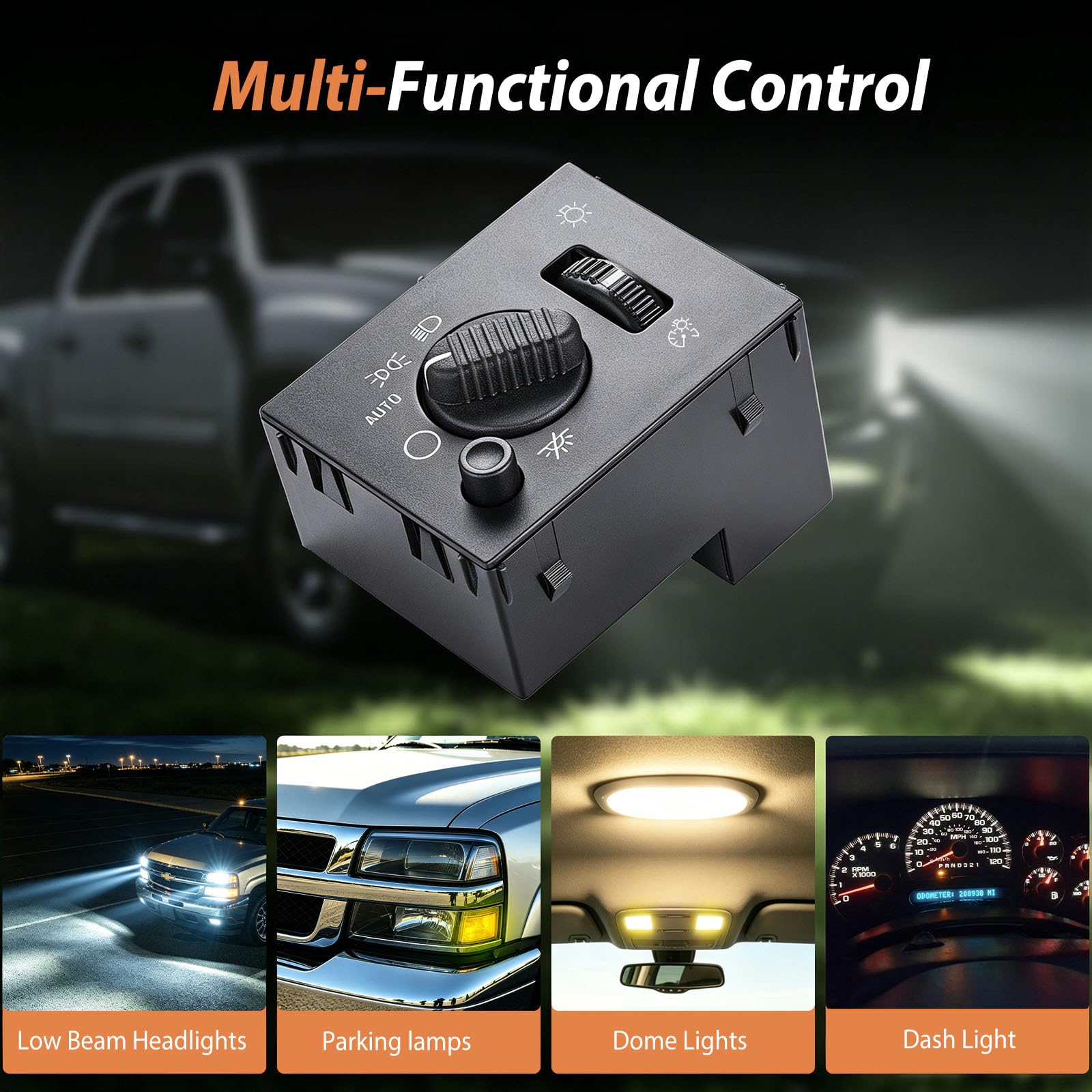 GELAIDI side profile highlighting compact housing for direct dash fit