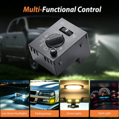 GELAIDI side profile highlighting compact housing for direct dash fit