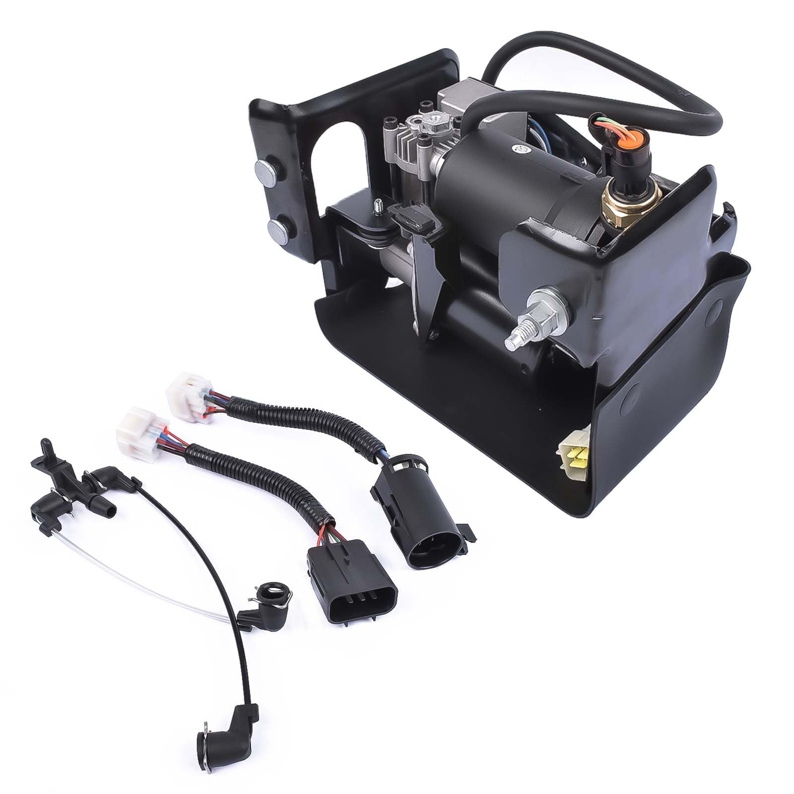 GELUOXI compressor front view showing housing and fitment benefits