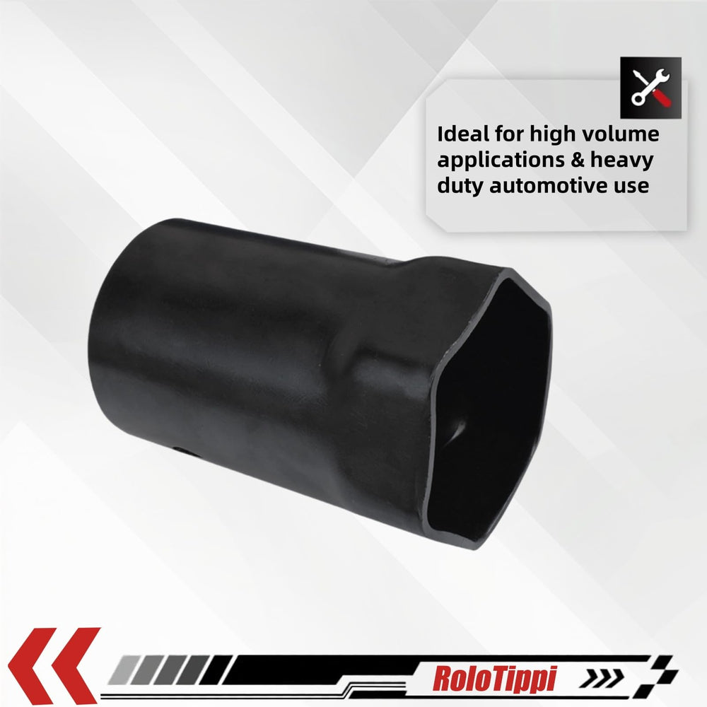 Generic 54mm socket fitted to a 1/2-inch drive ratchet for high torque applications