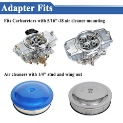 Generic 66390 installed on air cleaner stud demonstrating easy retrofit benefit