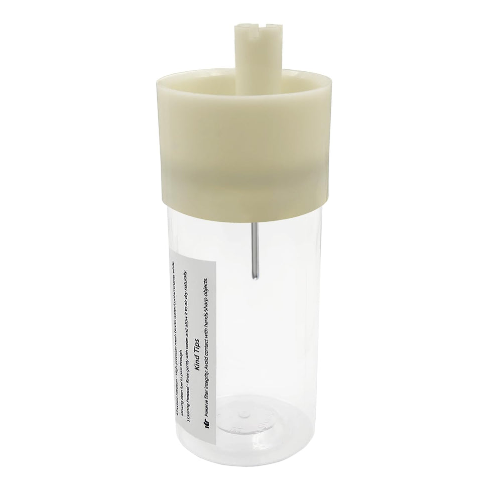 Generic fuel tester jar front view showing clear ABS body and capacity benefit