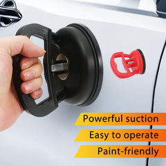 Generic dent puller large cup closeup demonstrating seamless rubber grip benefit