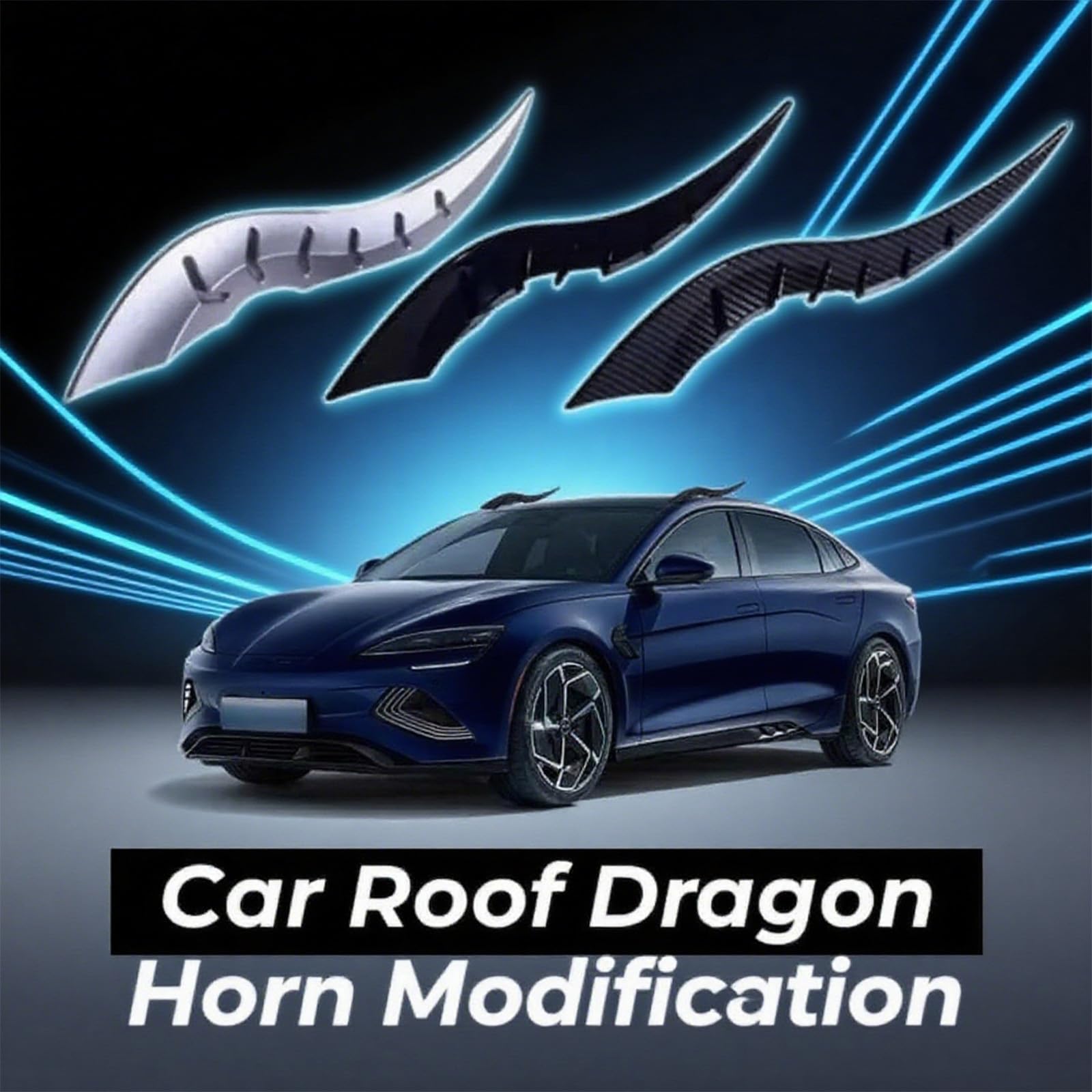 Generic close-up texture of dragon horn surface showing durable finish benefit