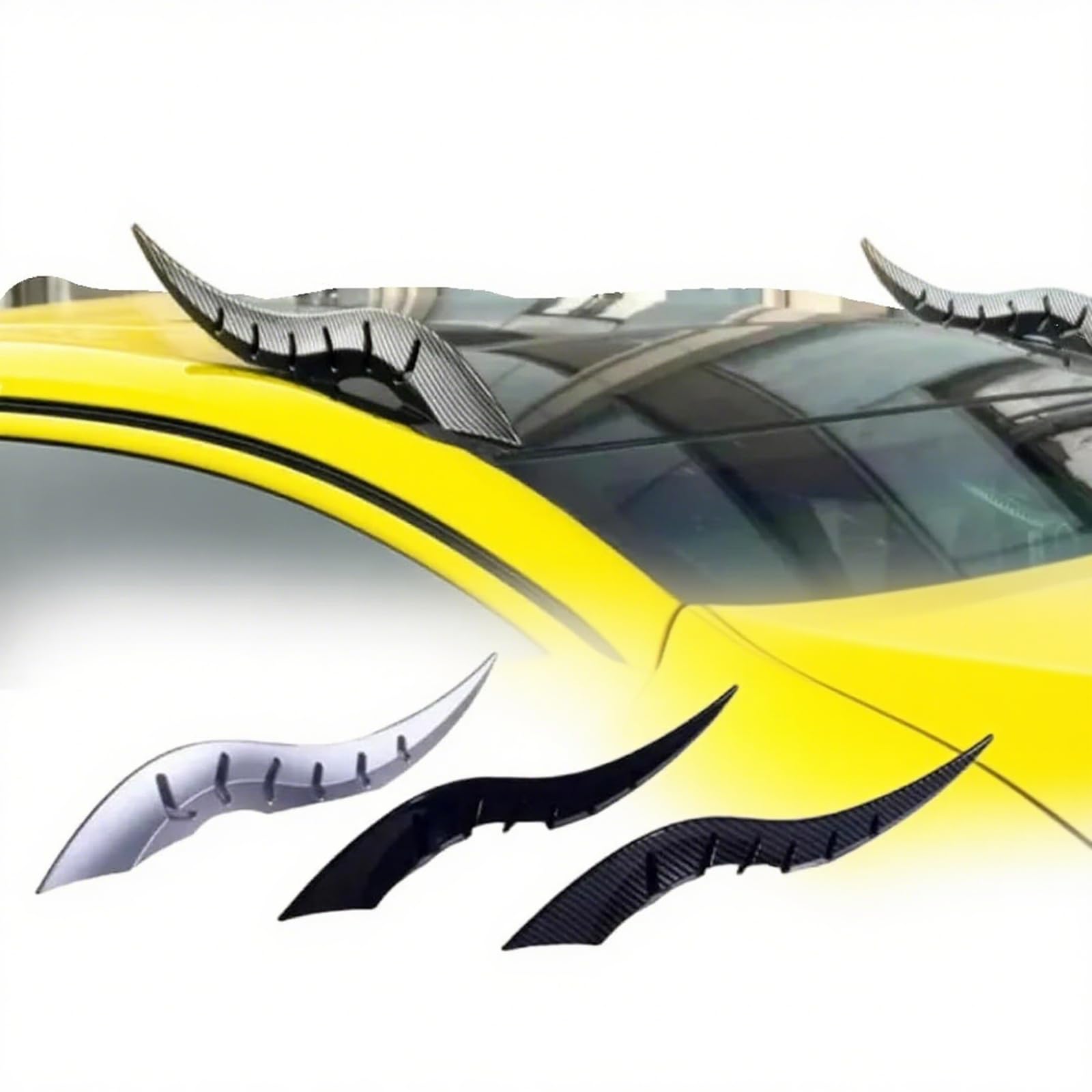 Generic installation step by step image of Generic dragon horns for easy fit