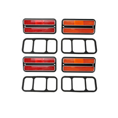 Generic brand front amber marker assembled showing clear fit and improved visibility