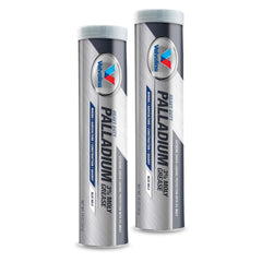 Generic front view of two grease cartridges showing product and capacity benefit