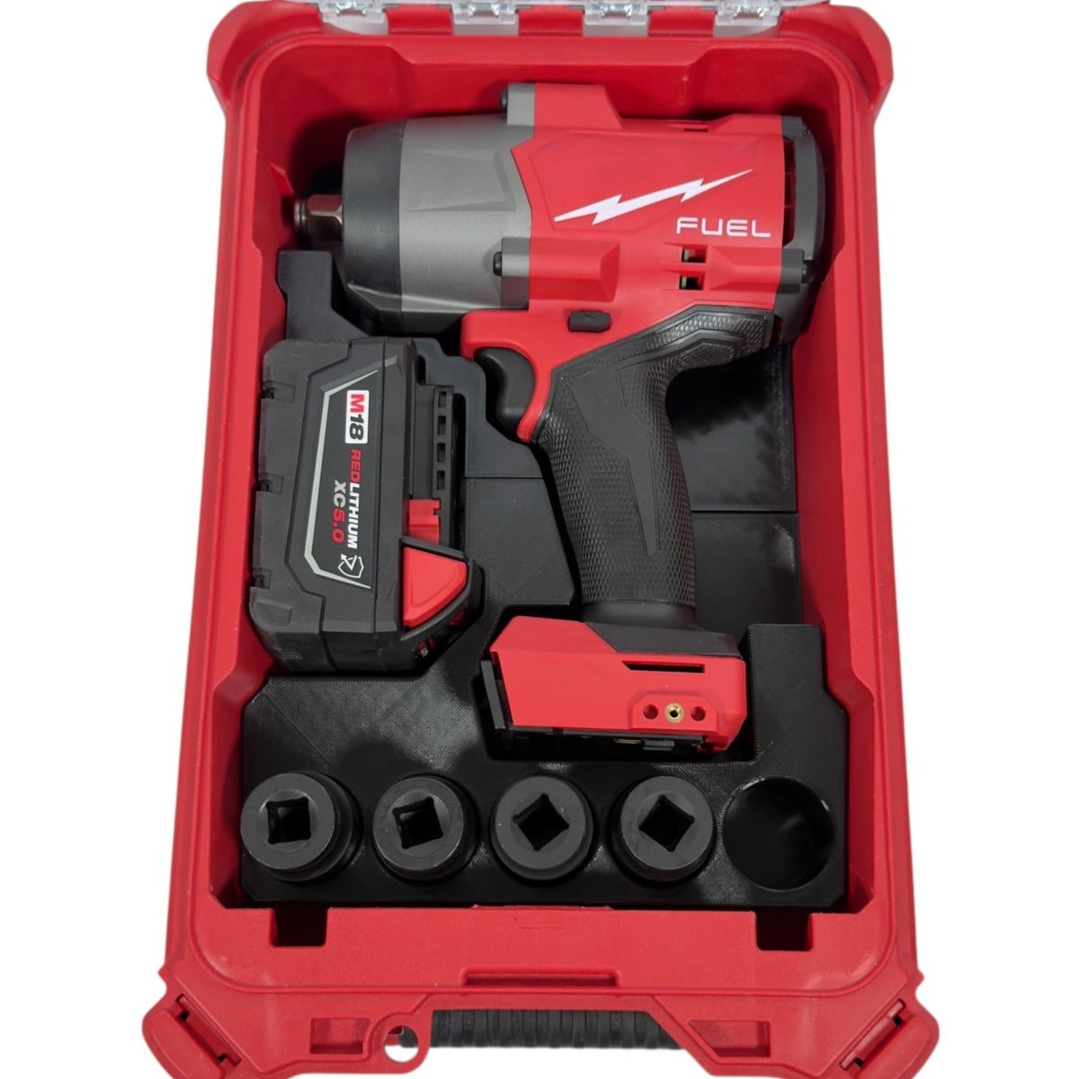 Generic liner front view showing fit and protection for M18 impact