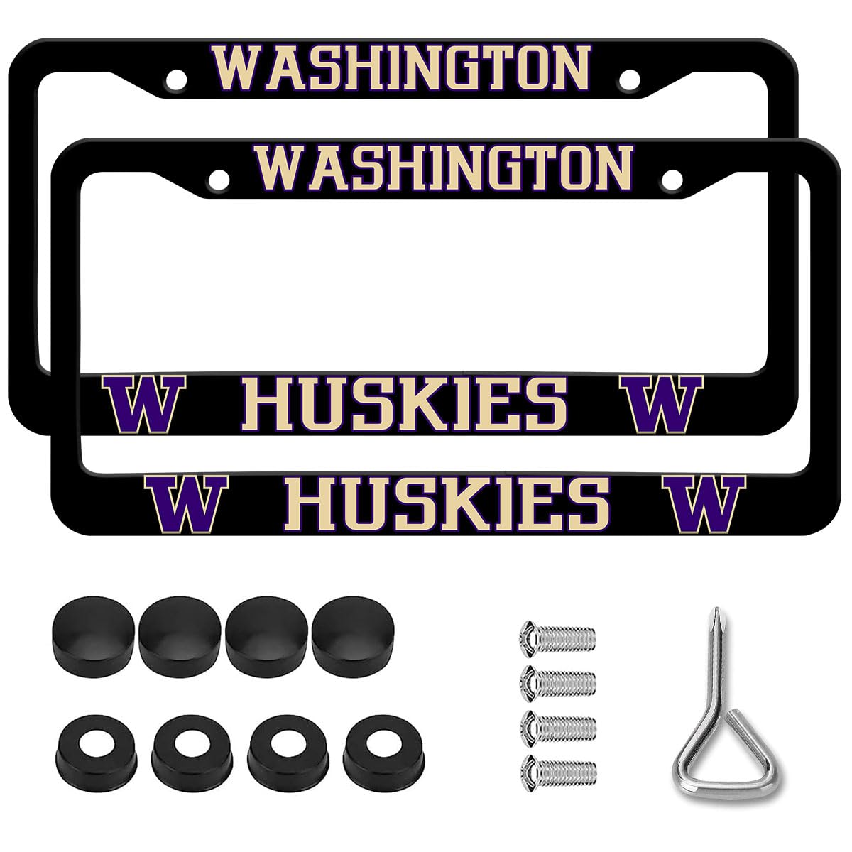 Generic brand matte black frame front view showcasing clean UW look and durable finish