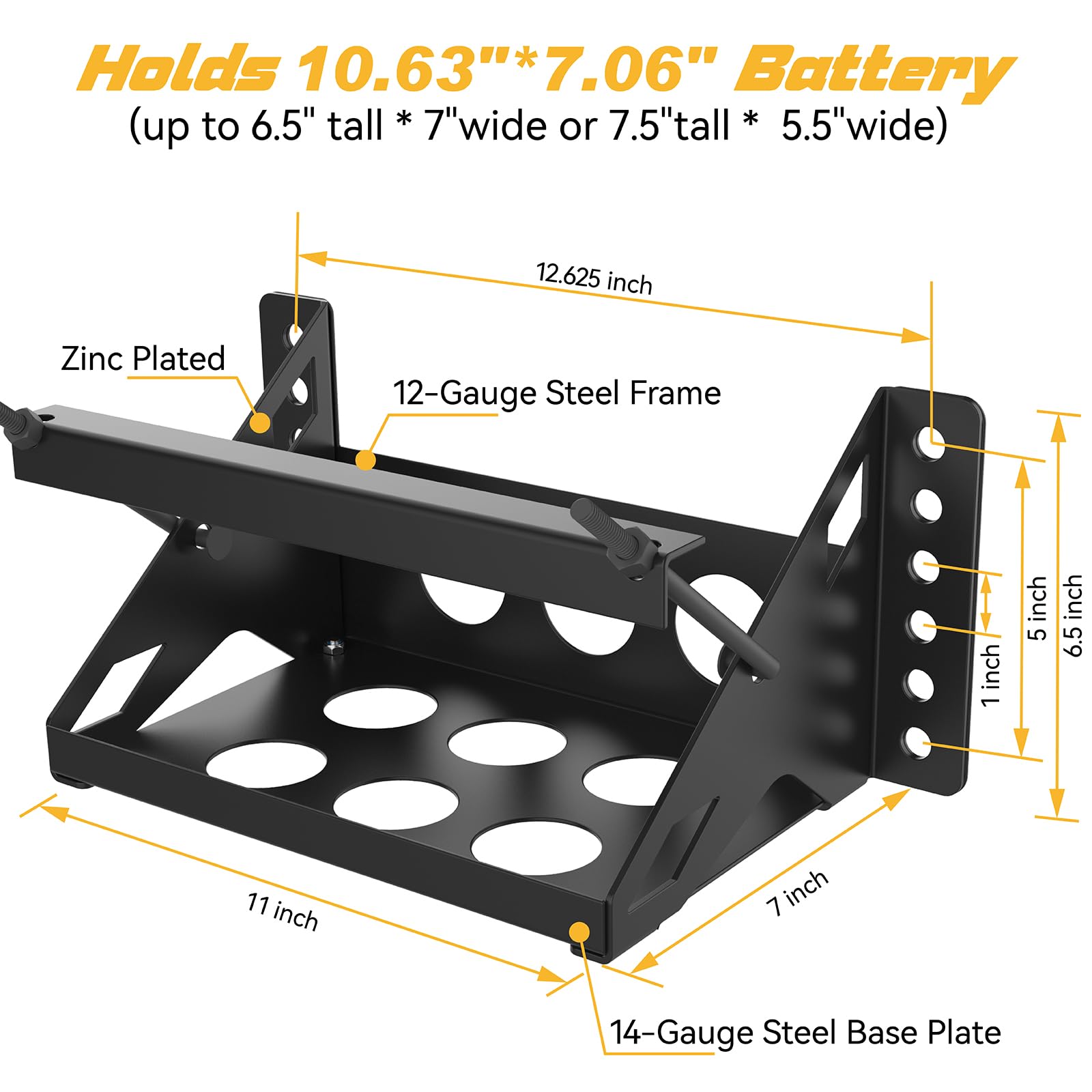 Generic hold-down bar detail showing secure clamping and stability benefit