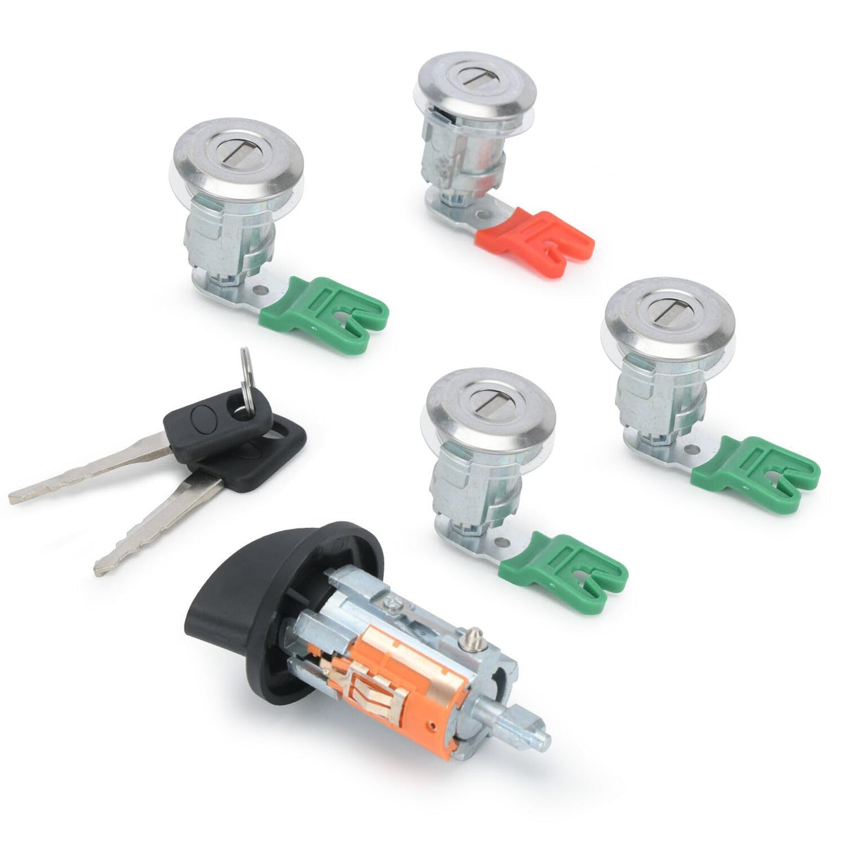 Generic ignition switch front view showing fit and easy replacement benefit