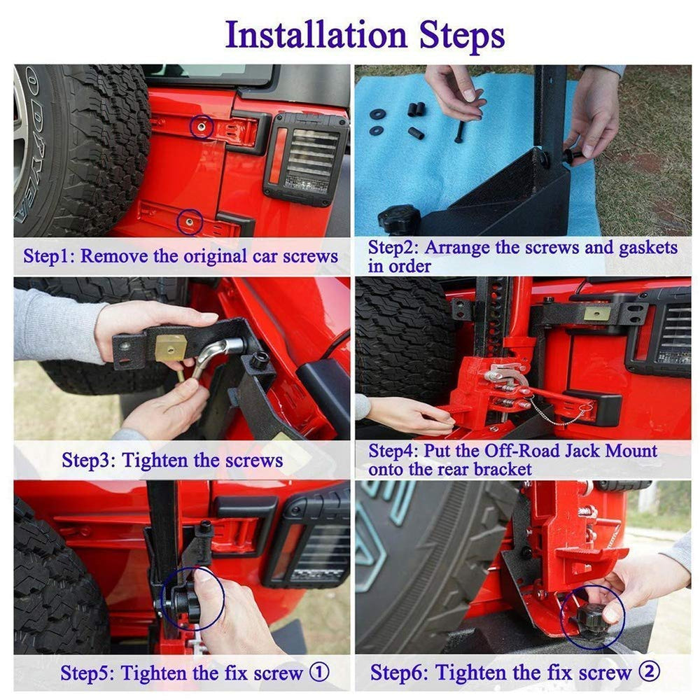 Generic rear mount on Jeep in off-road setting for practical cargo savings