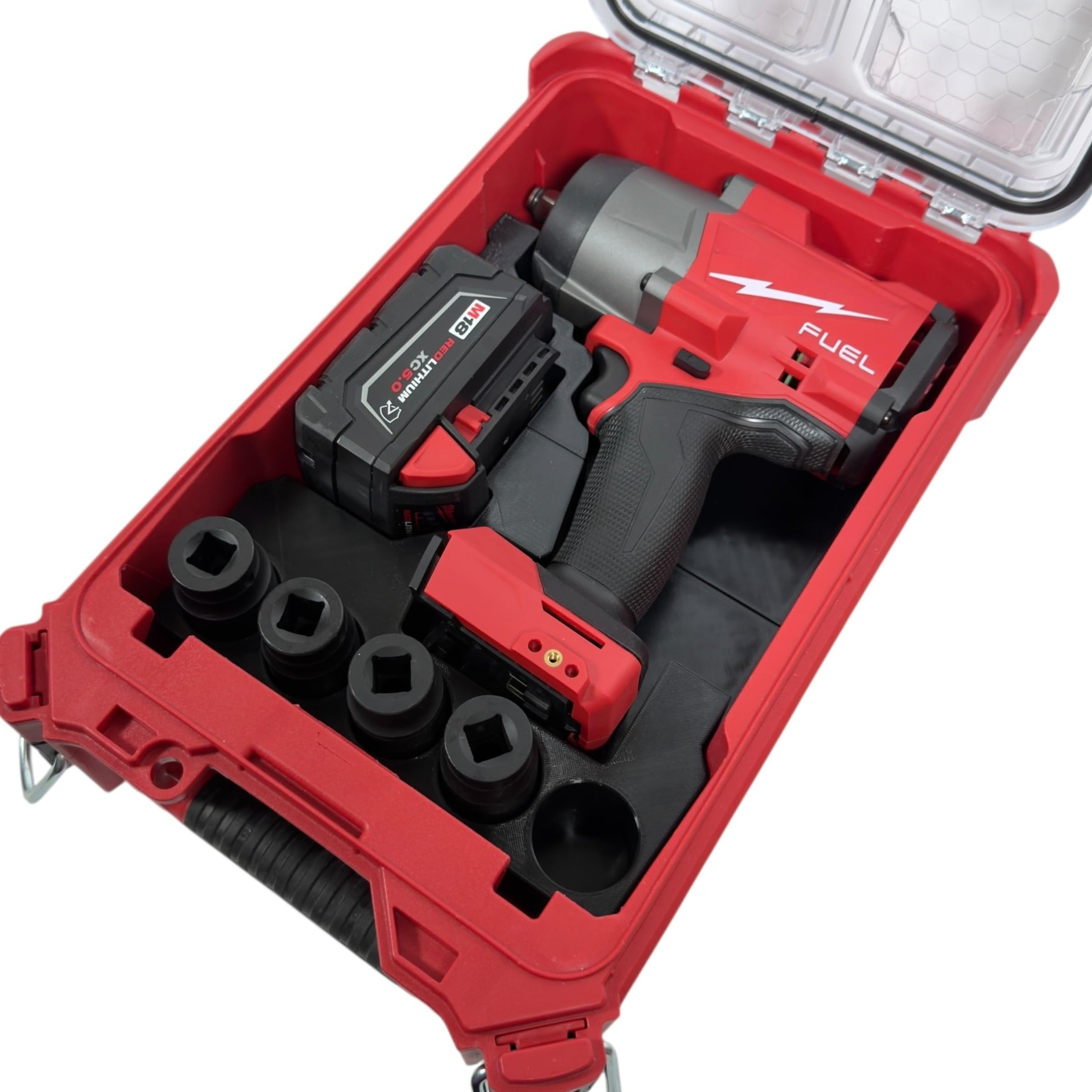 Generic liner inside Packout stack in work truck showing jobsite readiness