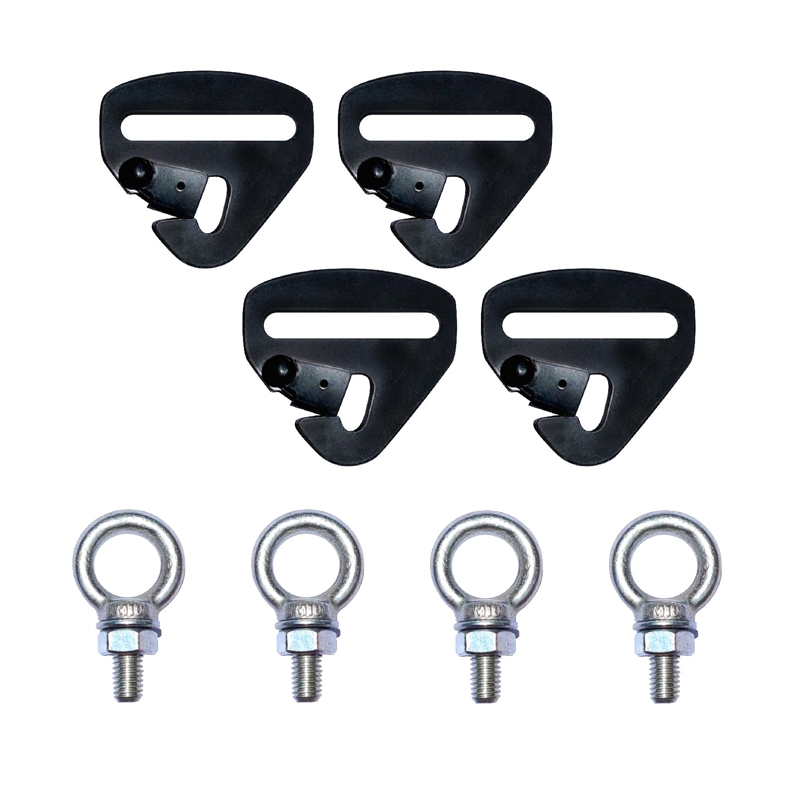 Generic front view of quick-release mount showing compact design and easy access