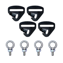 Generic front view of quick-release mount showing compact design and easy access
