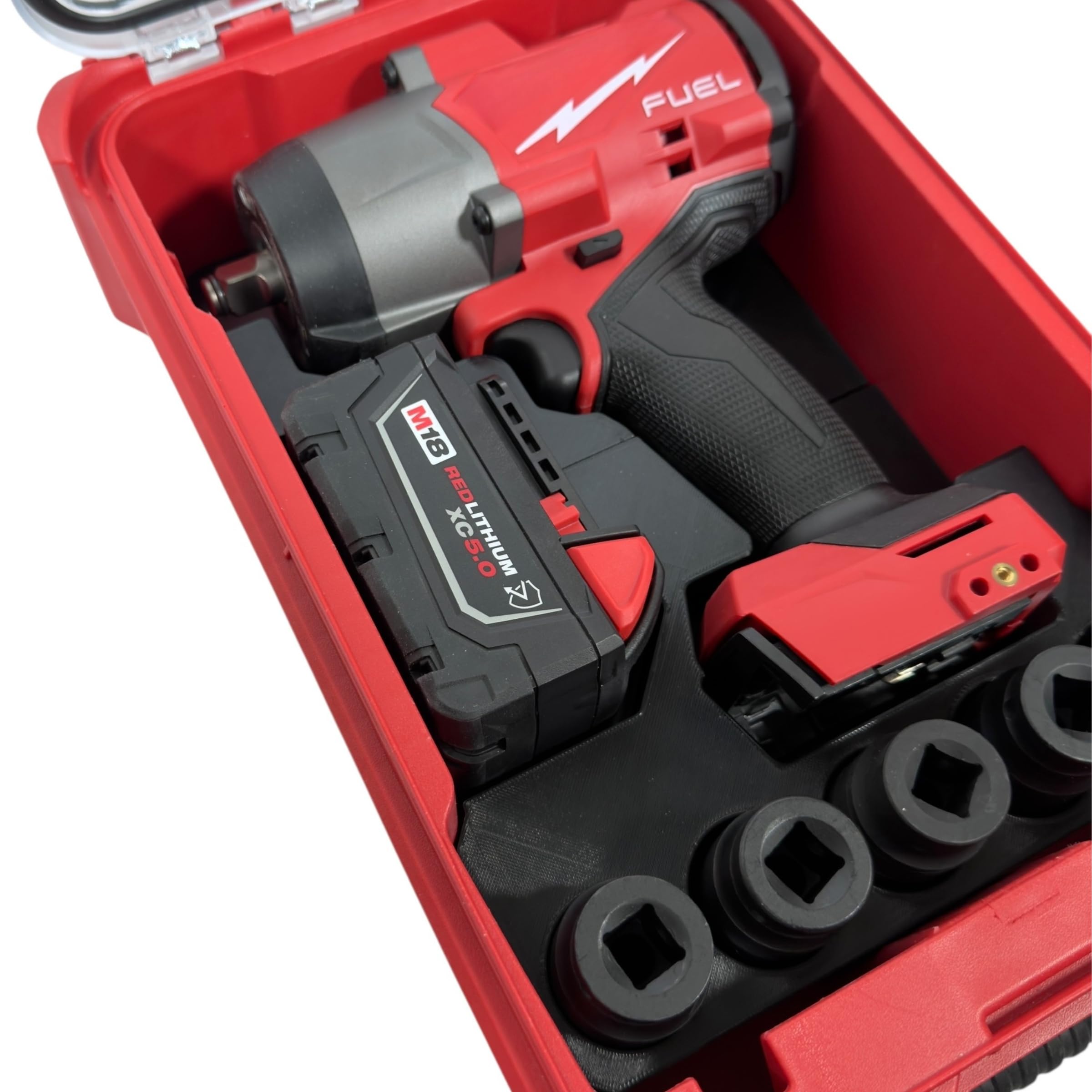 Generic side profile of liner seated in Packout organizer demonstrating snug fit