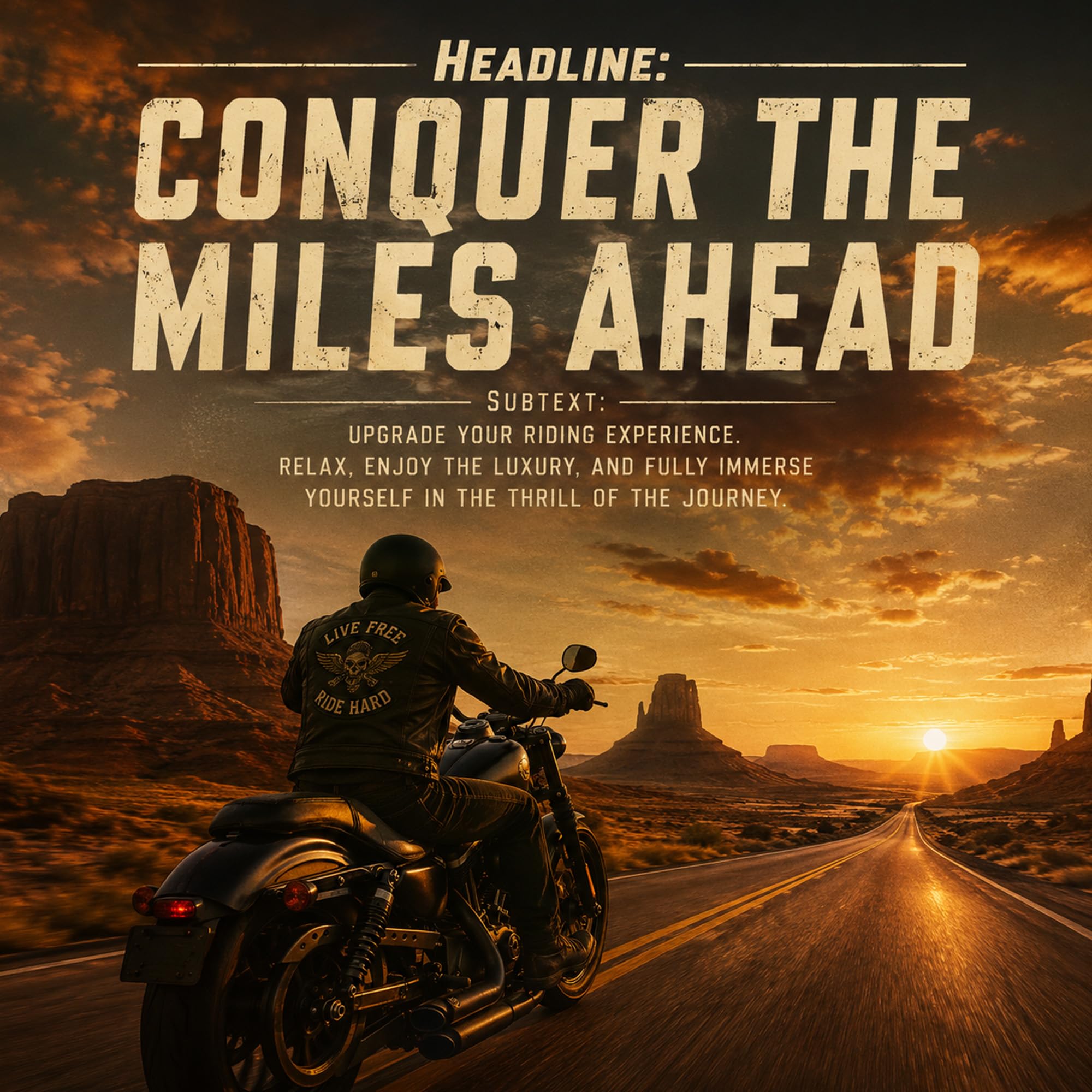 Generic throttle lock on motorcycle in highway setting showing sustained comfort on long rides
