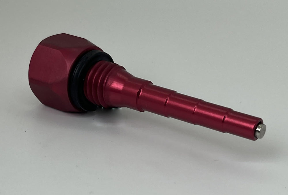 GenExhaust GE-191 installed in Predator 5000 oil fill neck for accurate fit