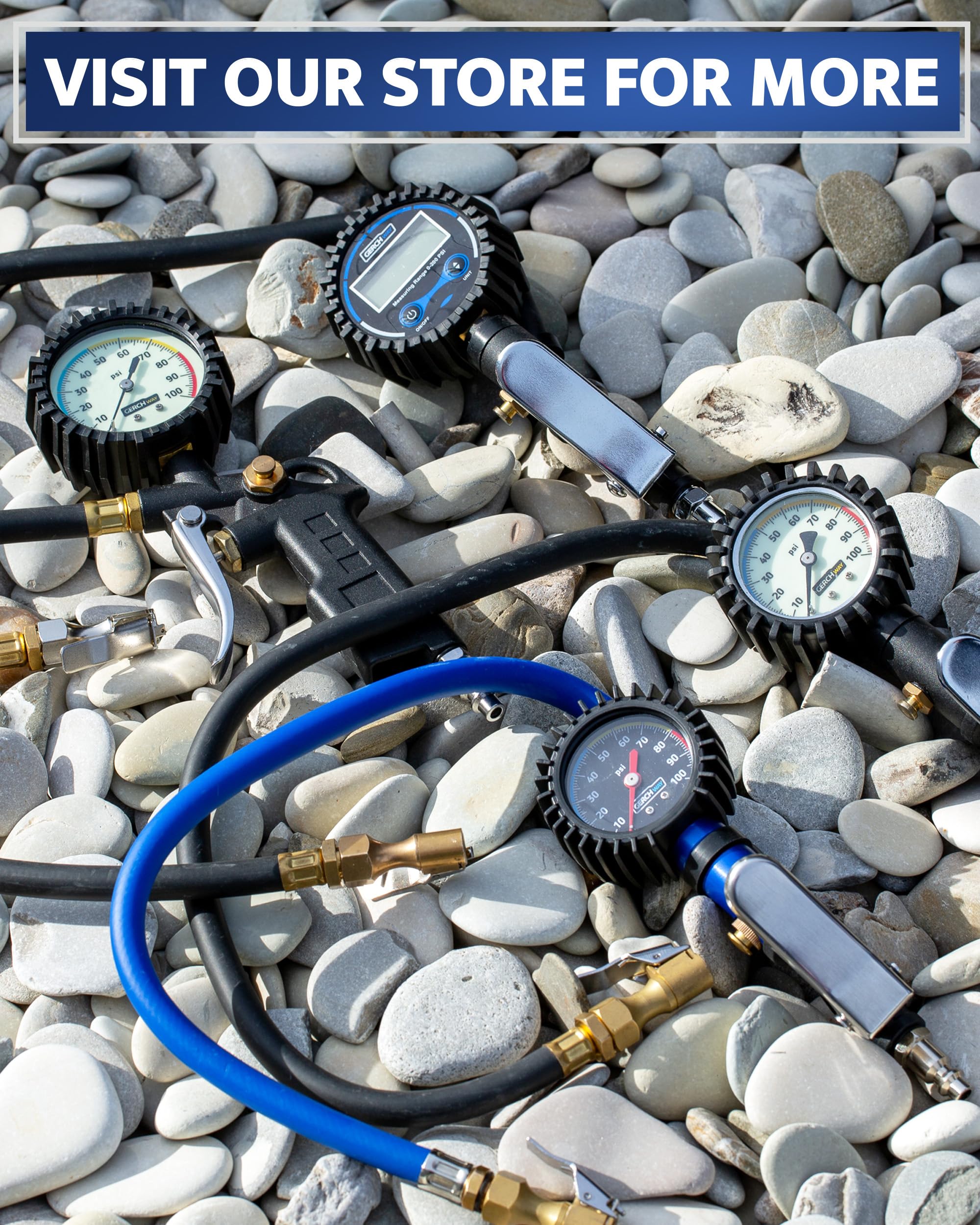 GERCHWAY inflator in garage lifestyle scene for everyday maintenance