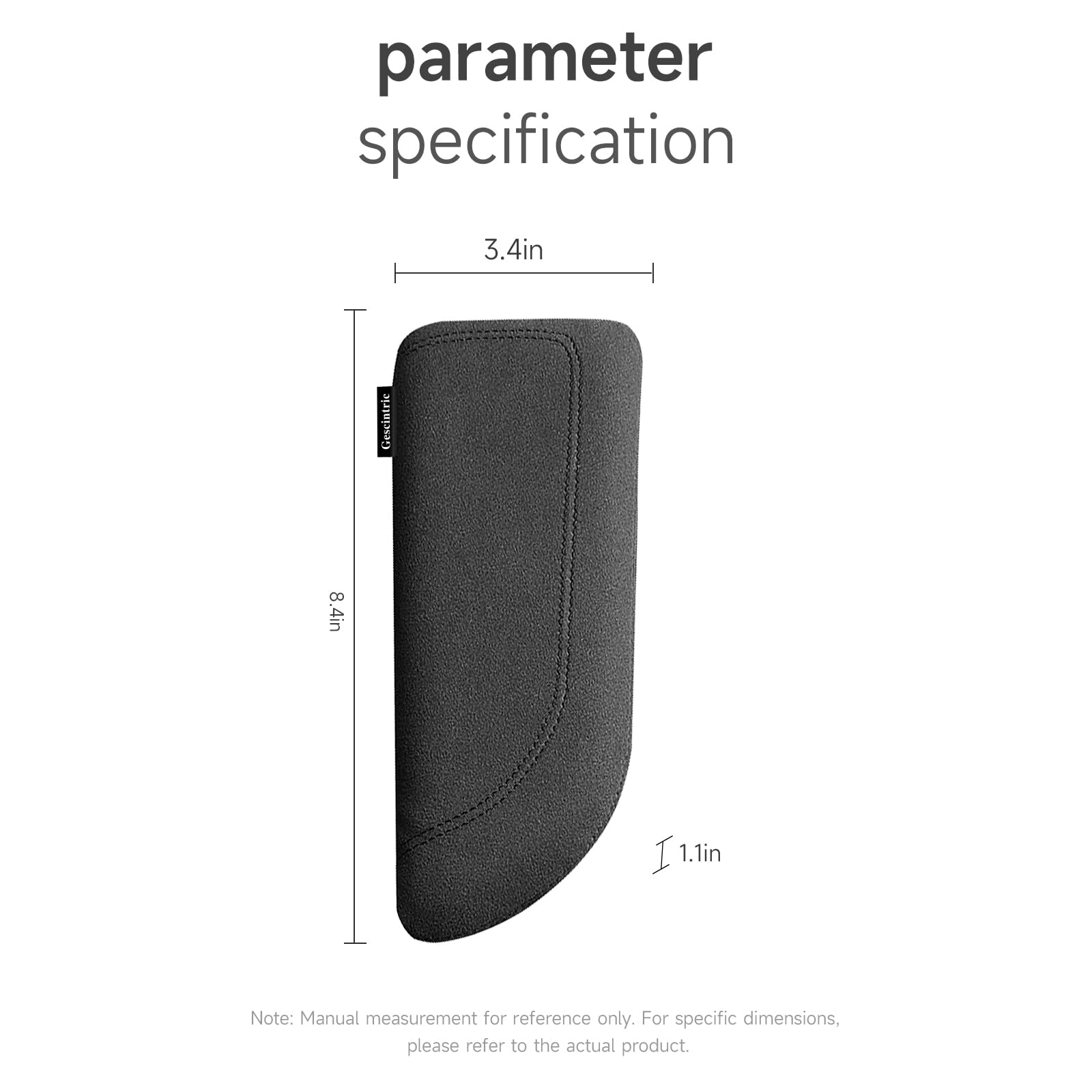 Gescintric installed on driver door armrest demonstrating neat fit