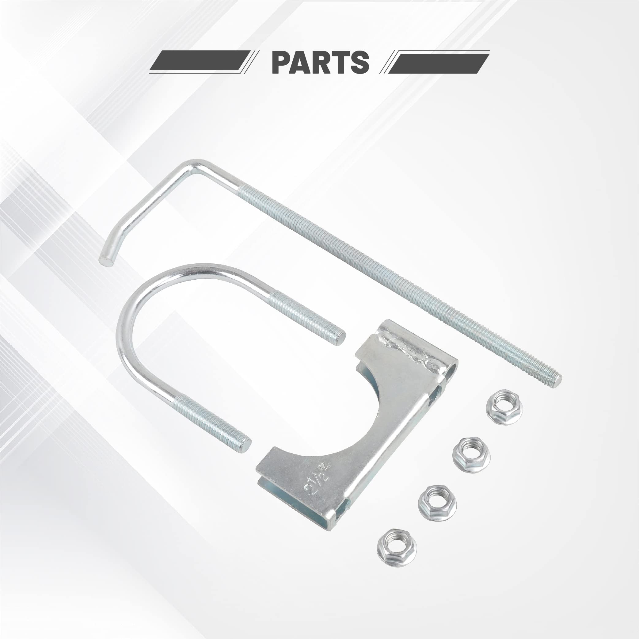GESEXI clamp being installed in a garage for dependable exhaust support