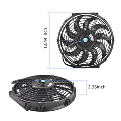 GESEXI fan mounted on radiator in engine bay improving cooling performance