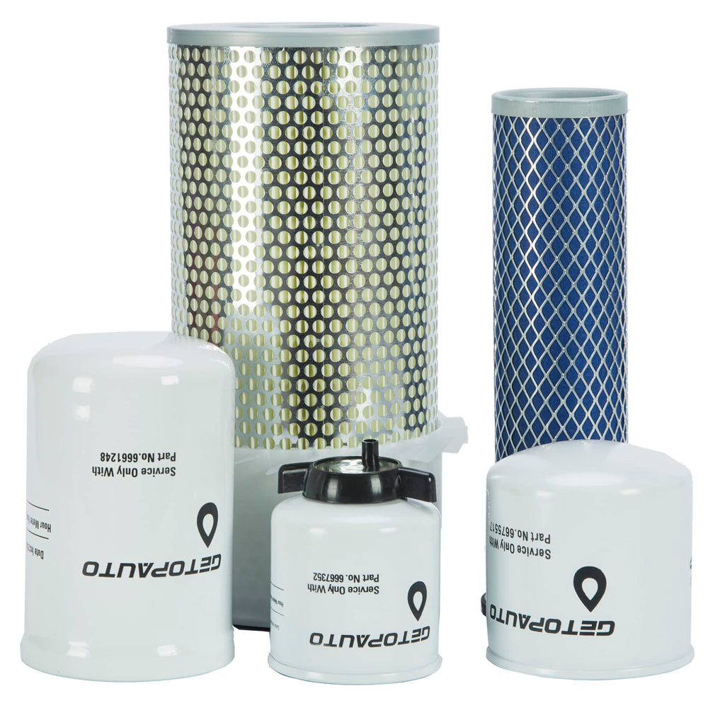 GETOPAUTO hydraulic filter showing threads and gasket to ensure leak-free hydraulic system protection
