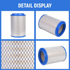 GETOPAUTO close-up of pleated media showing filtration depth and durability