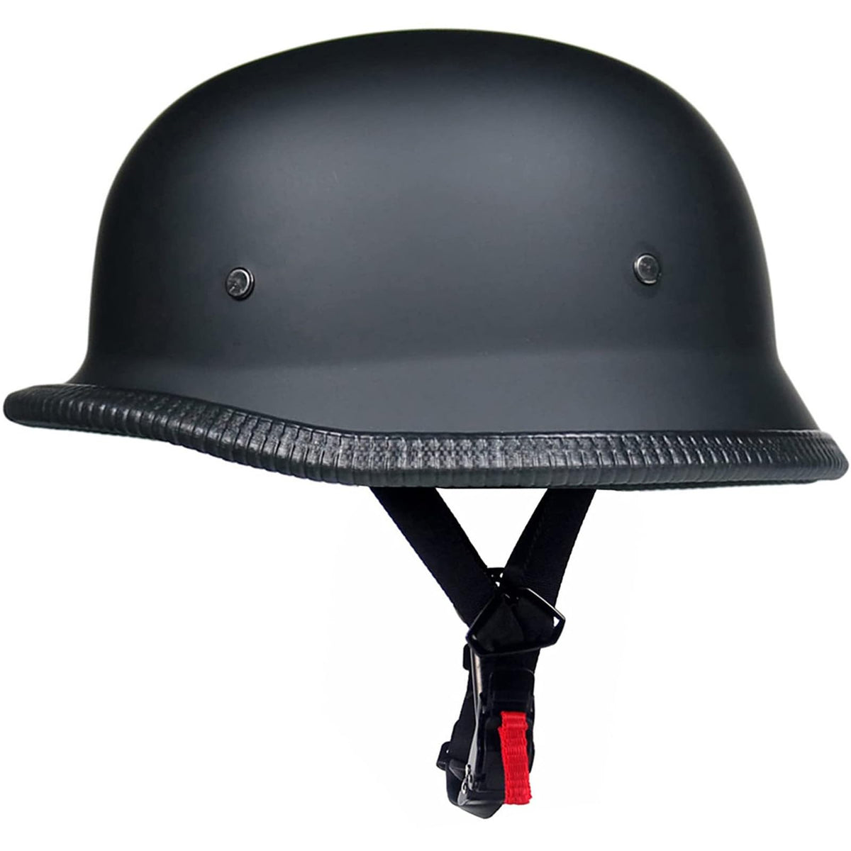 GFUERUFQ front view helmet showing retro profile and certified protection