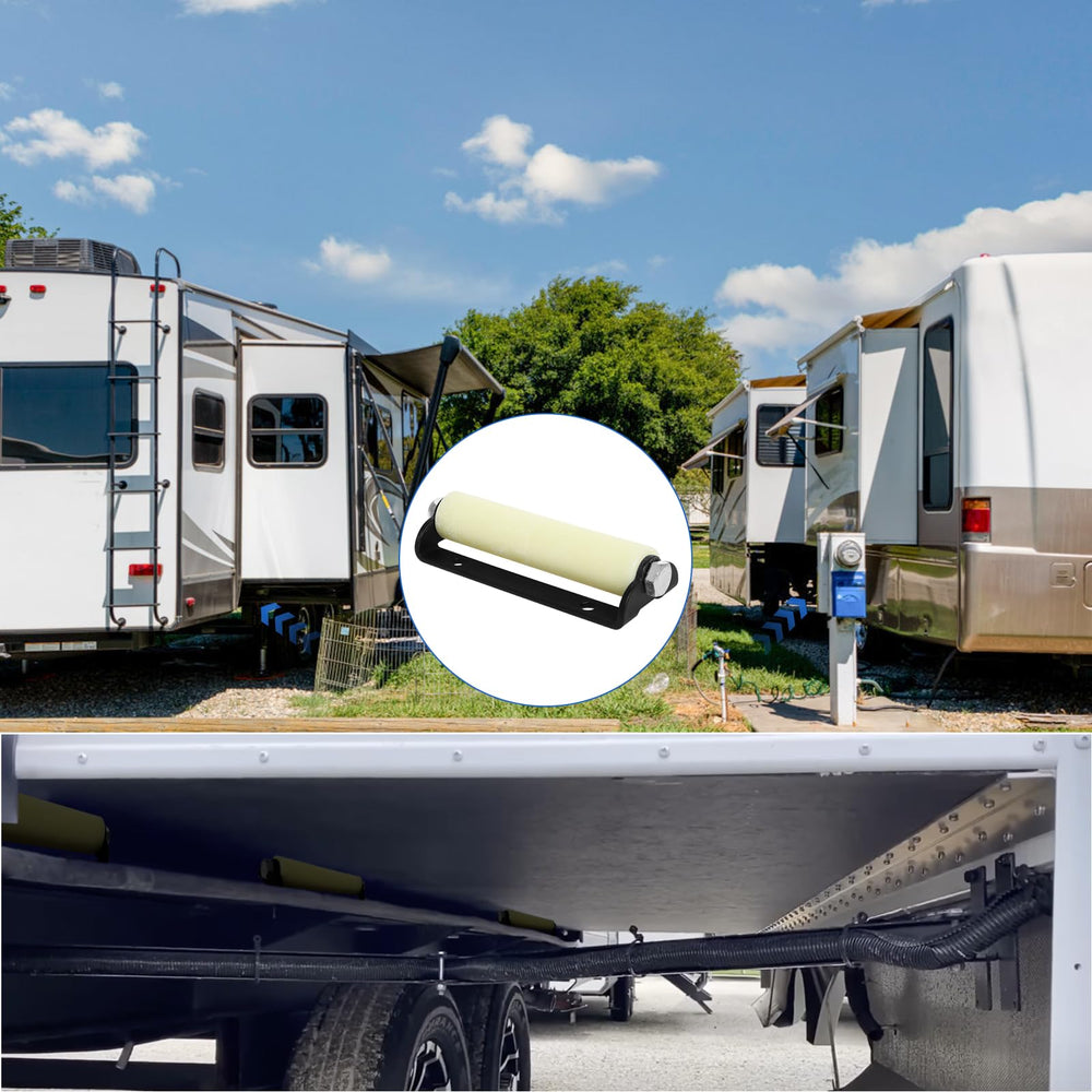 GGTE roller kit with RV in campsite showing dependable repair for worry-free travels