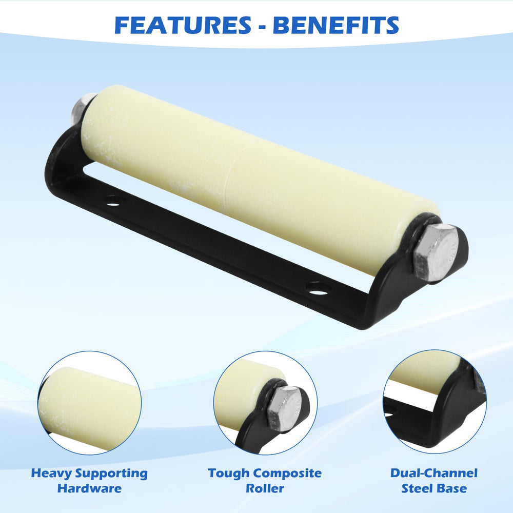 GGTE roller beside ruler showing dimensions for correct fit and simple replacement decision