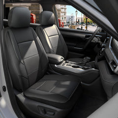 GIANT PANDA full front seat cover view showing clean protection and upgraded padding