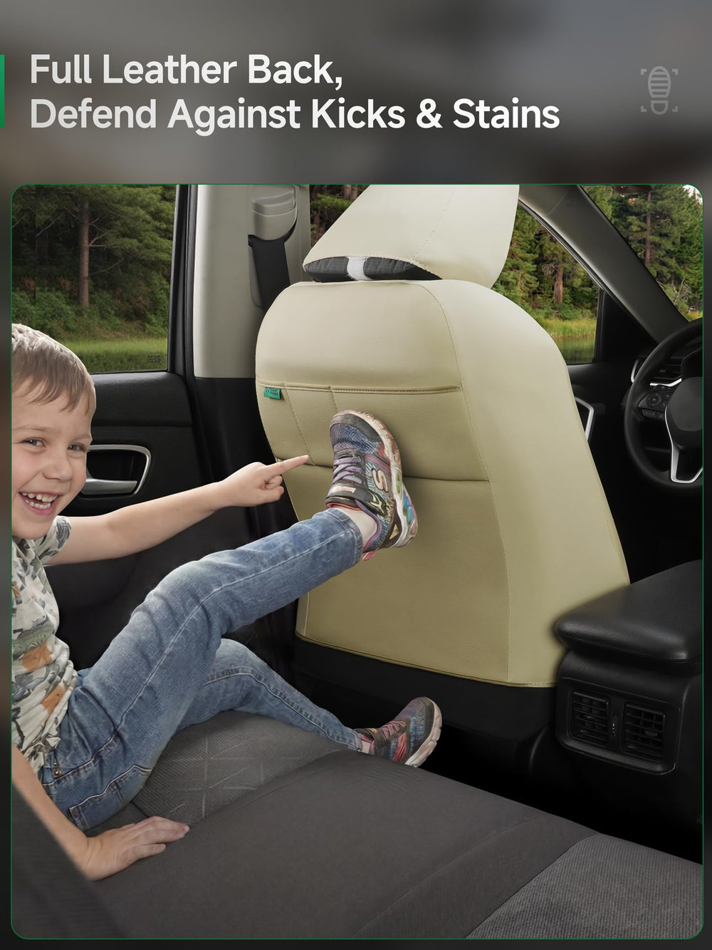 GIANT PANDA seam detail showing engineered airbag-compatible design