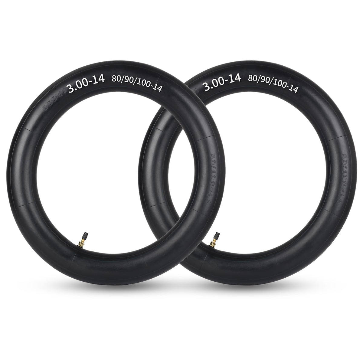 GICOOL two-pack inner tubes front view showing compact packaging and quick replacement benefit