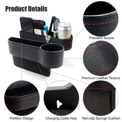Gihunk close-up PU leather texture resists spills and wipes clean