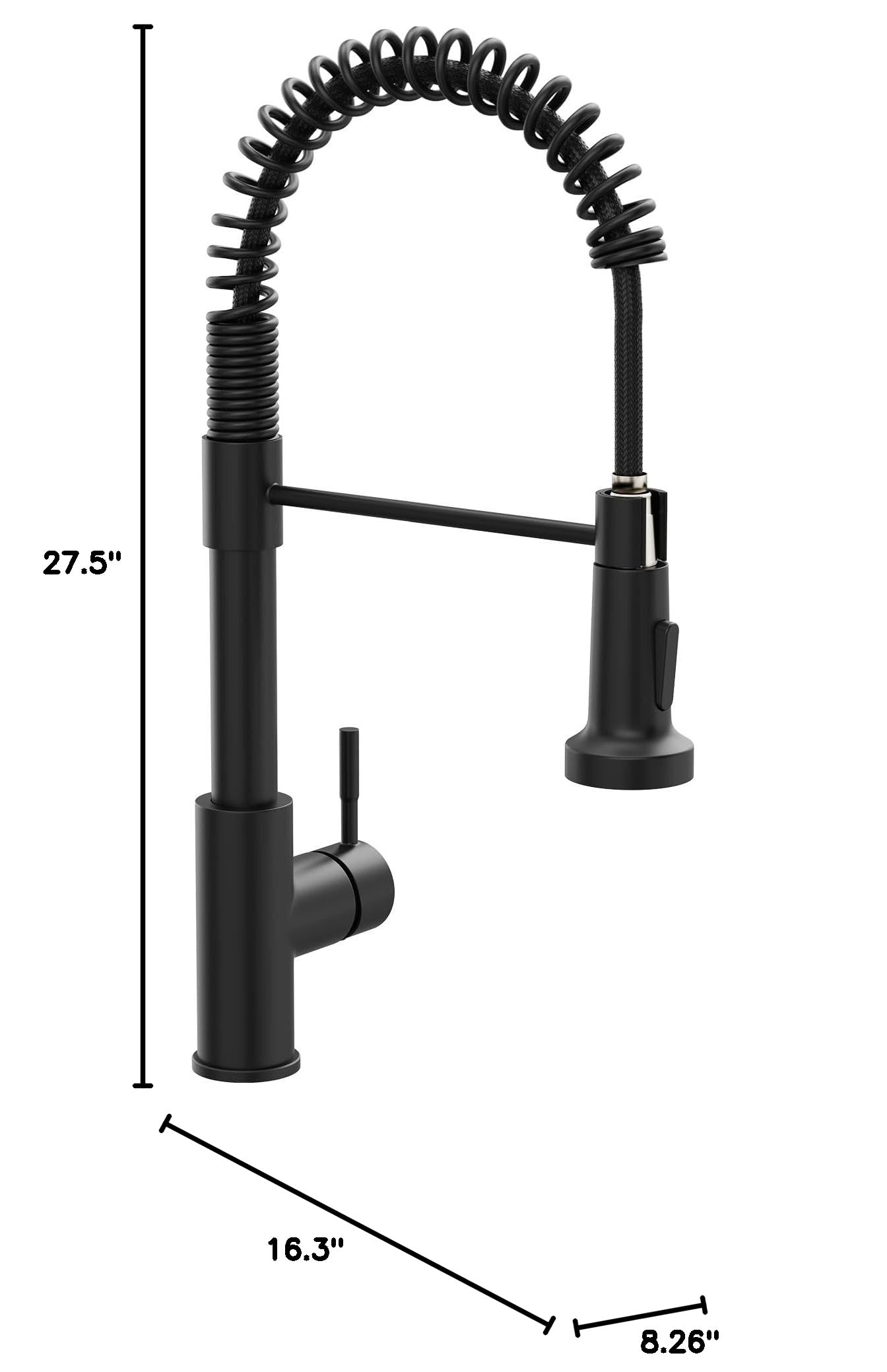 GIMILI faucet in kitchen scene showing modern style and practical cleaning benefit