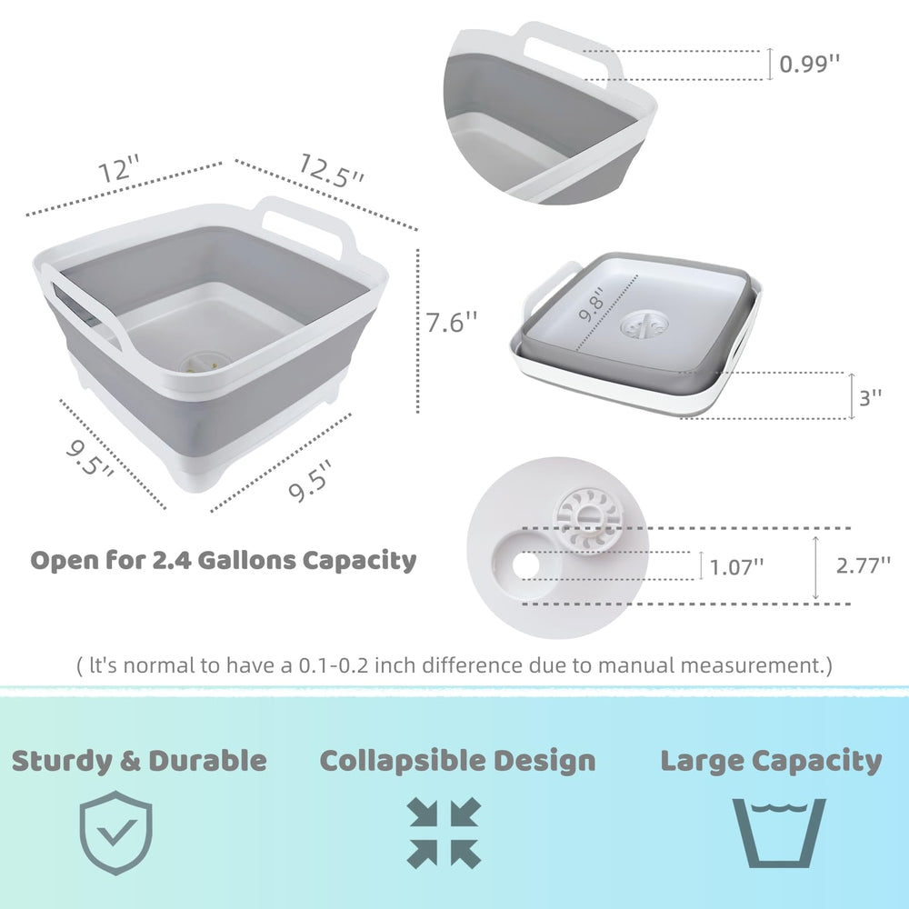GIMWA folded flat basins showing space-saving storage advantage