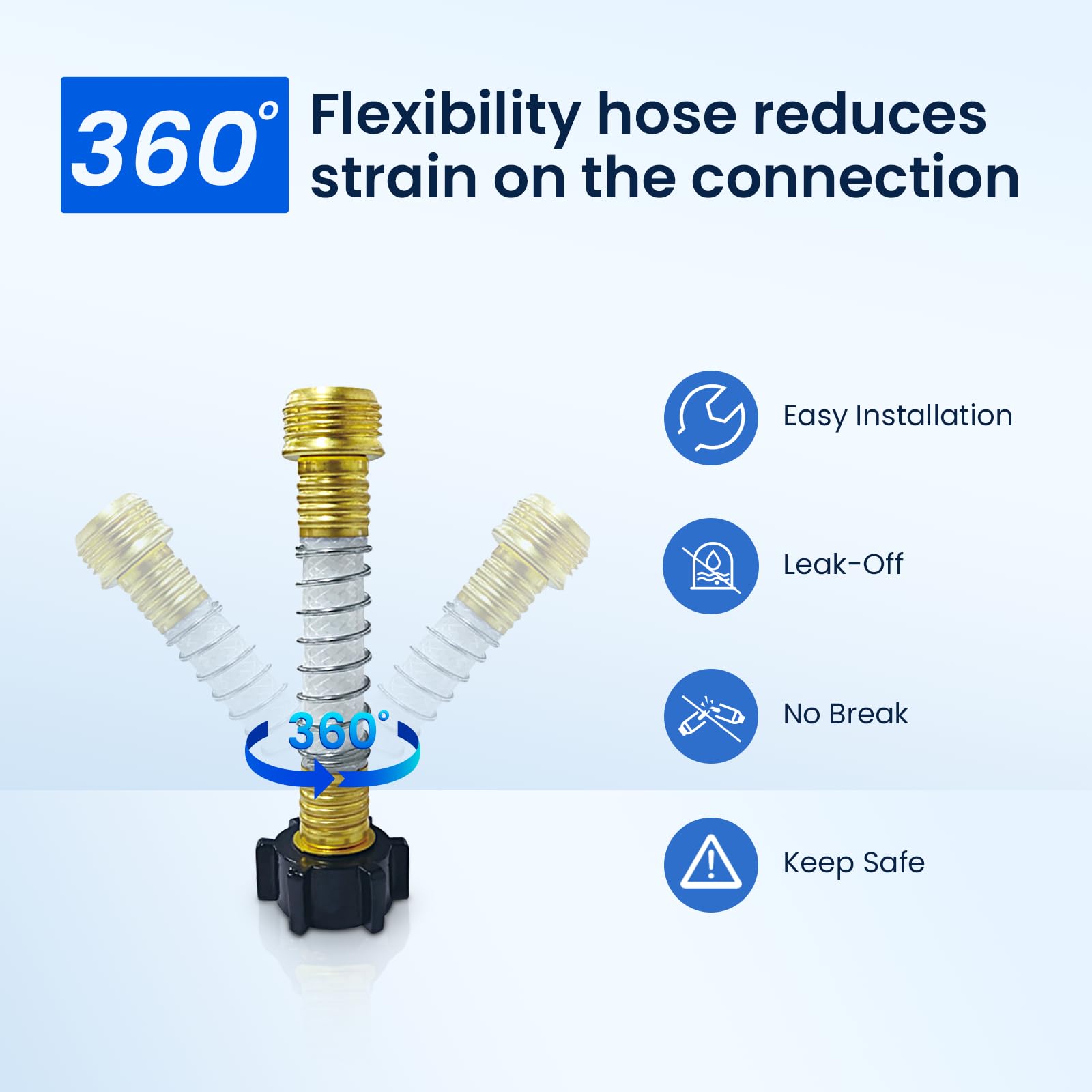 GLACIER FRESH inline filter side view, durable housing for outdoor use benefit