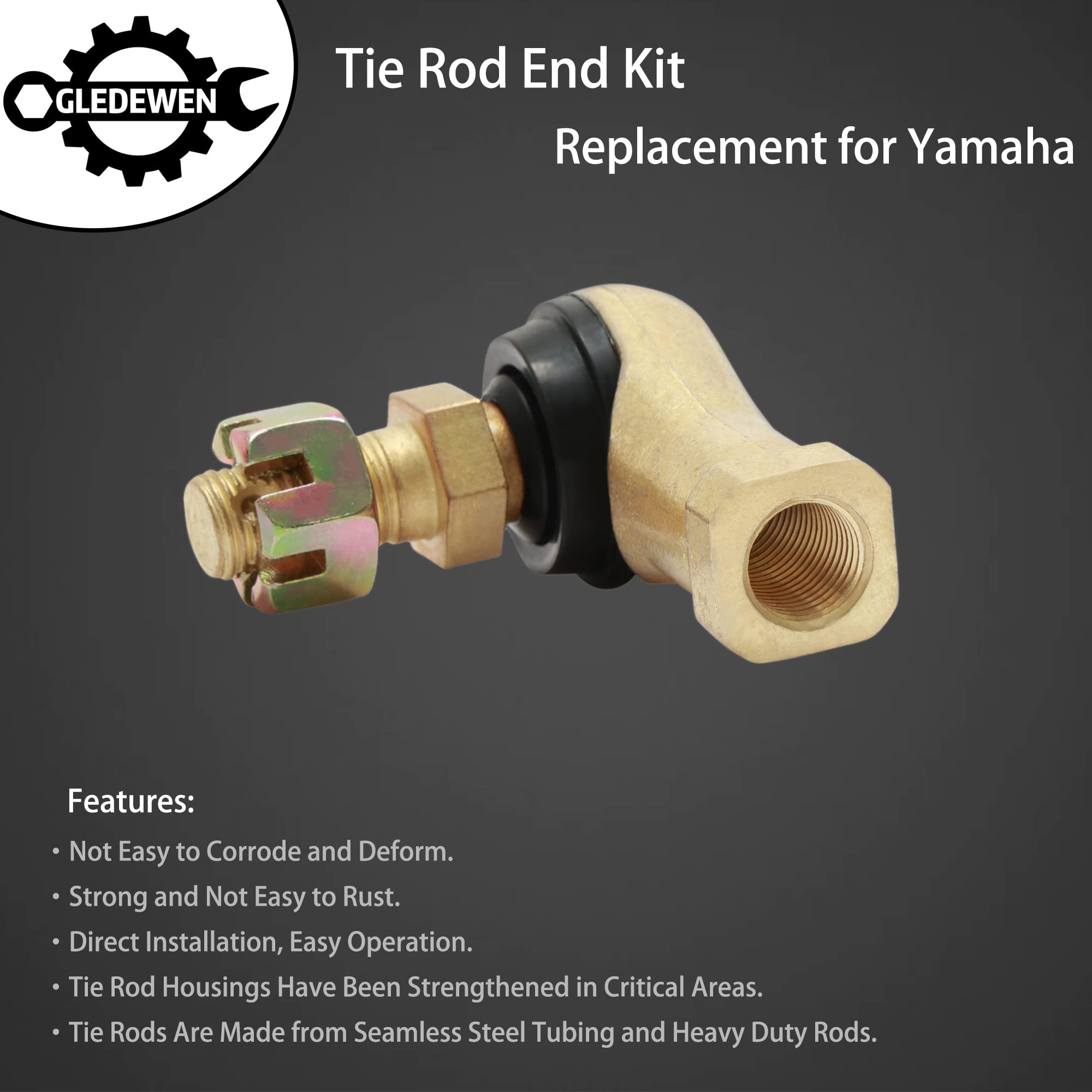 Gledewen detailed tie rod end ball joint showing robust construction benefit