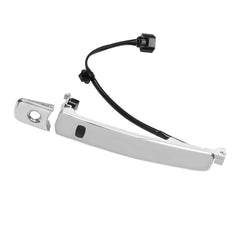 Gledewen chrome front-left handle in packaging showing OEM fit benefit