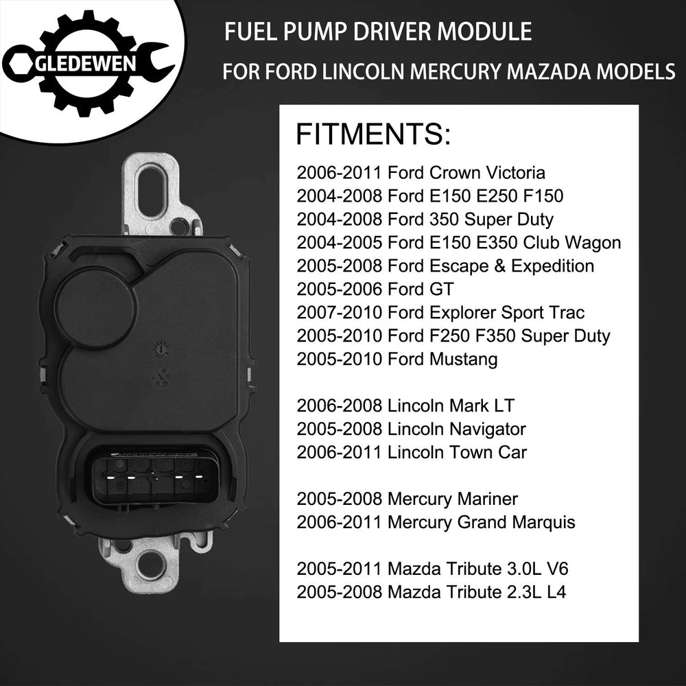Gledewen FPDM mounting bolts and rubber bushings included to reduce vibration