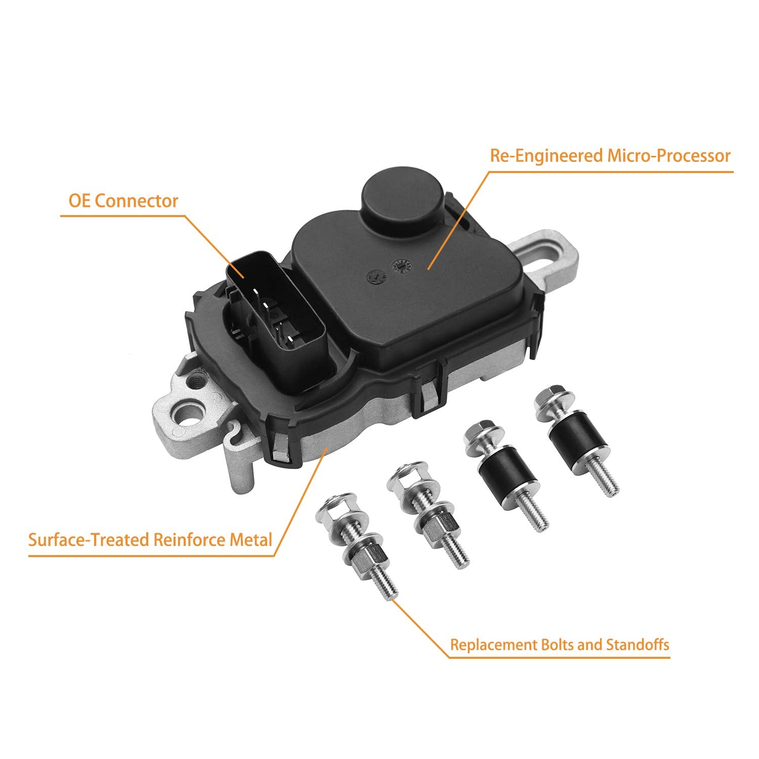 Gledewen FPDM powder-coated housing detail resisting corrosion on road conditions