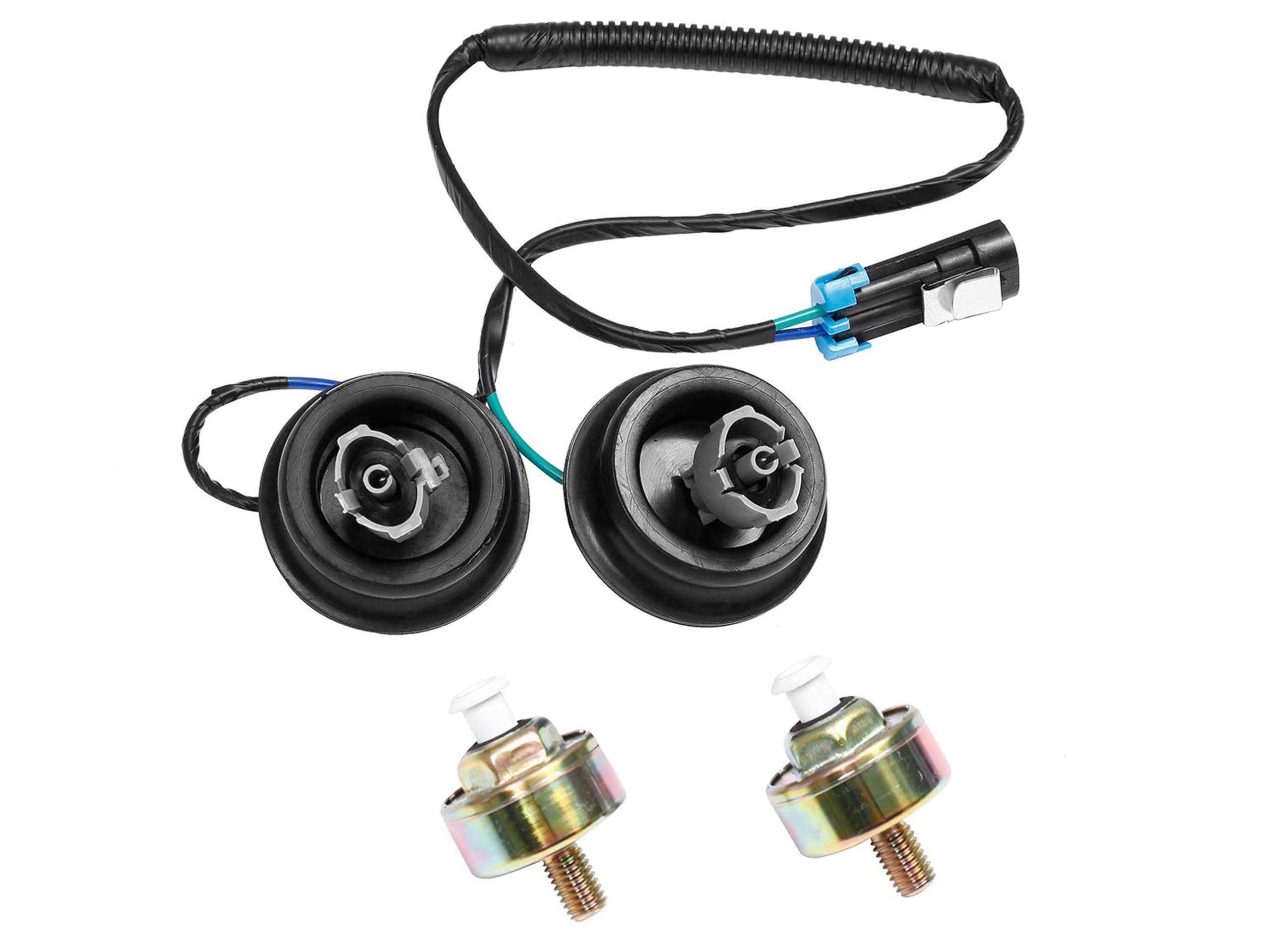 Gledewen front packaging showing dual knock sensor kit and easy fit benefits
