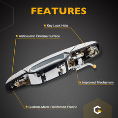 Gledewen close-up of chrome finish highlighting corrosion resistance and durability