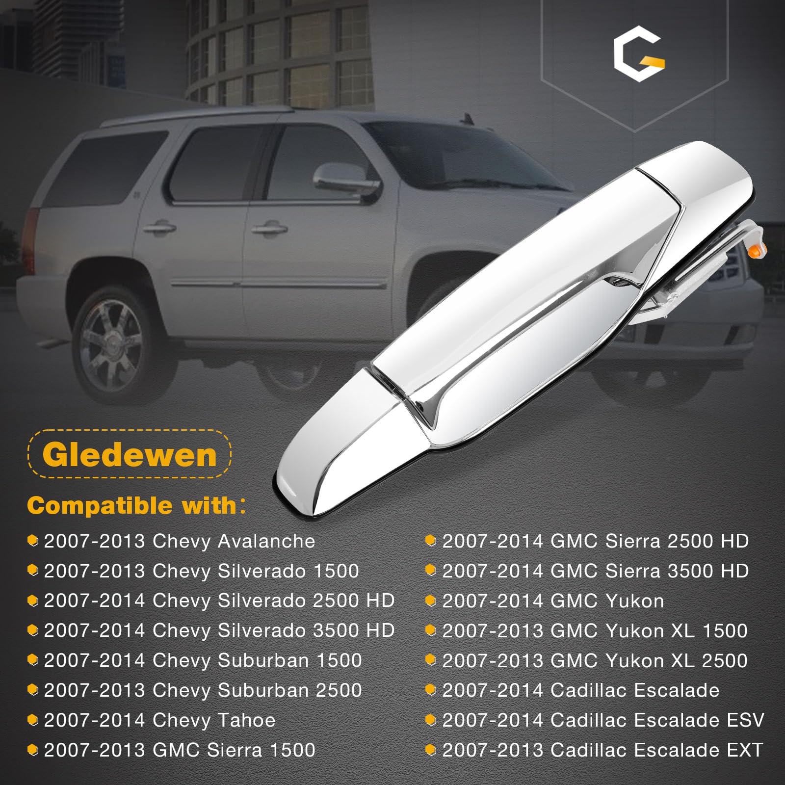 Gledewen handle installed on truck door showing return of factory operation