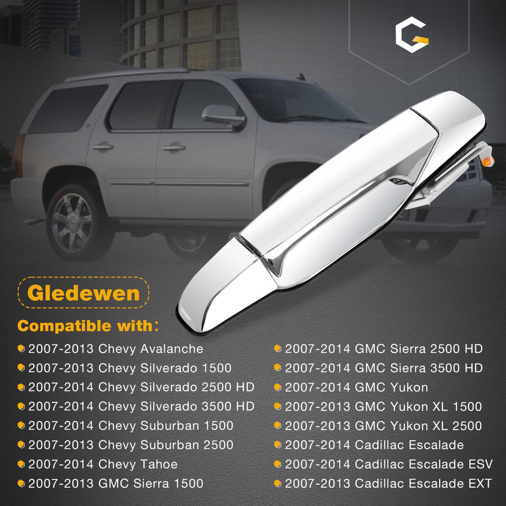 Gledewen handle installed on truck door showing return of factory operation