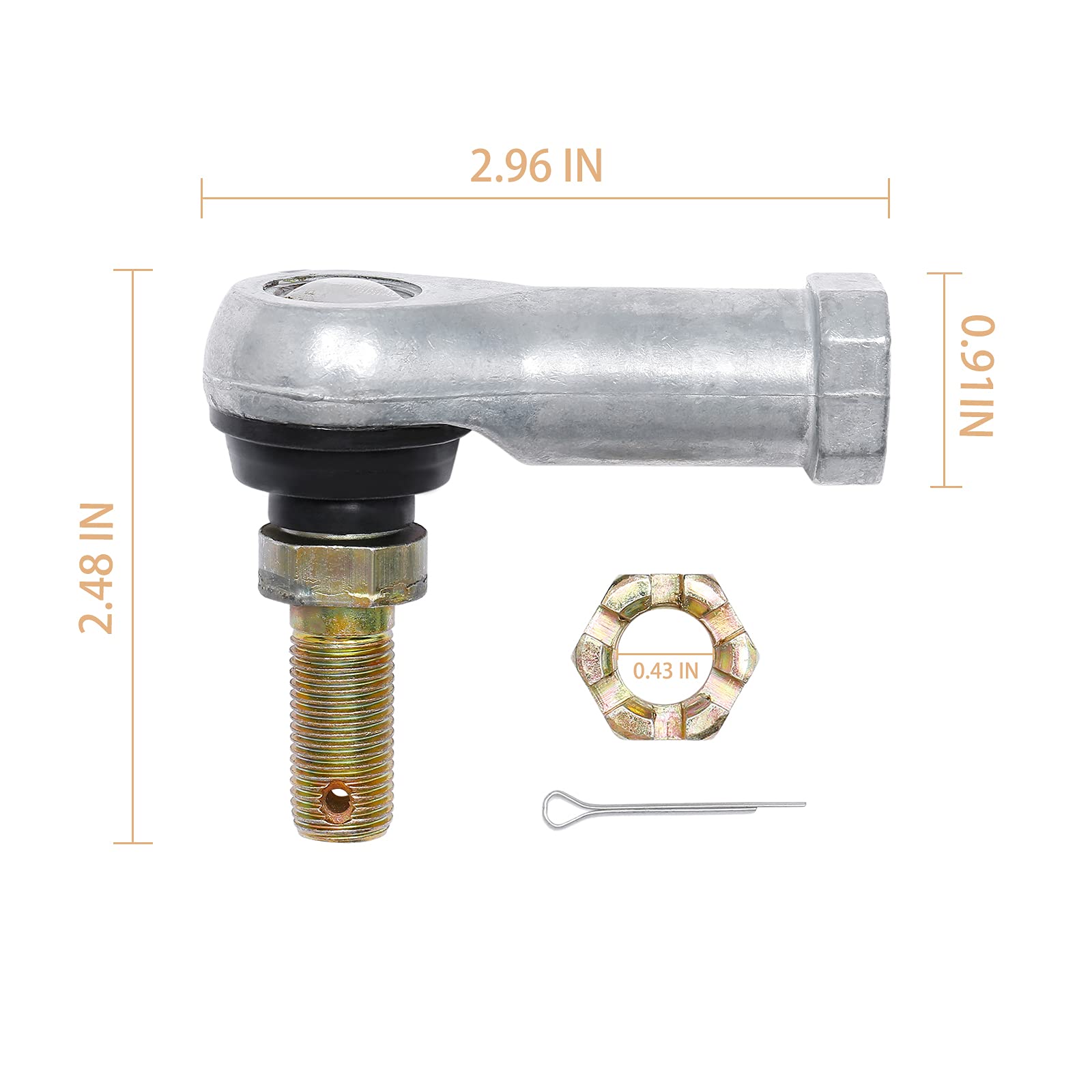Gledewen installed on ATV front suspension, restores steering responsiveness