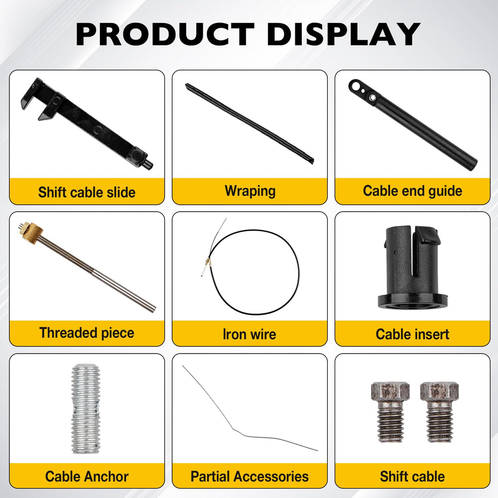 Gledewen kit spread with all components for an easy install